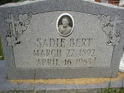 Sadie <I>Godfrey</I> Bert 