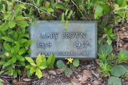 Mary Maria Jane <I>Whitmire</I> Brown 