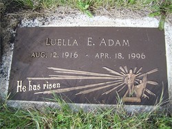 Luella E. <I>Wentz</I> Adam 