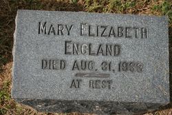 Mary Elizabeth England 