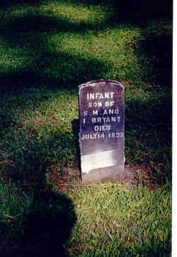 Infant Son Bryant 