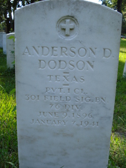 Anderson D Dodson 