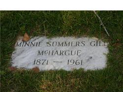 Minnie <I>Summers</I> Gill McHargue 