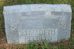 Elizabeth <I>Oates</I> Peebles 