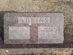 Gertrude M <I>Dollar</I> Adkins 