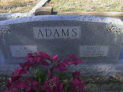 Hattie <I>Hammack</I> Adams 