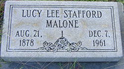 Lucy Lee <I>Stafford</I> Malone 