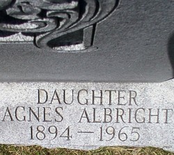 Agnes <I>Berg</I> Albright 
