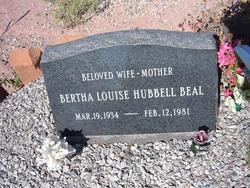 Bertha Louise <I>Hubbell</I> Beal 