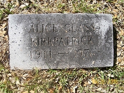 Alice Maffett <I>Glass</I> Kirkpatrick 