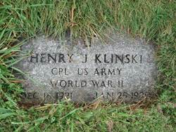 Henry J Klinski 
