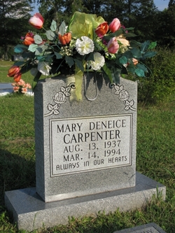 Mary Deneice <I>Harris</I> Carpenter 