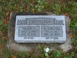 Nellie Virginia <I>Leigh</I> Creviston 