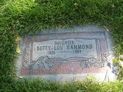 Betty Lou <I>Magers</I> Hammond 
