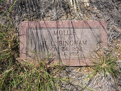 Mary Valient “Mollie” <I>West</I> Bingham 