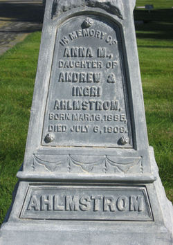 Anna Maria Ahlmstrom 