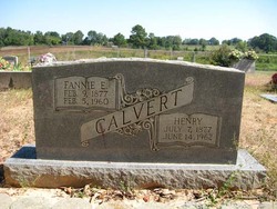 Fannie E. <I>Tolbert</I> Calvert 