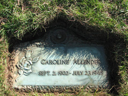 Carolina Elizabeth <I>Kalina</I> Allender 