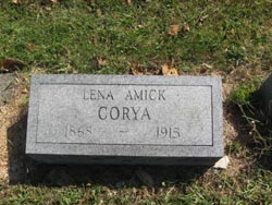 Lena Jane <I>Amick</I> Corya 