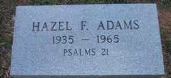 Hazel Frances <I>Bates</I> Adams 