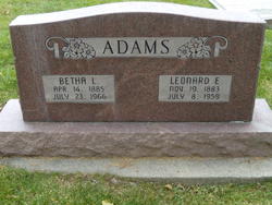 Betha Lorena <I>Schmidt</I> Adams 