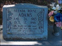 Brenda <I>Rouse</I> Adams 