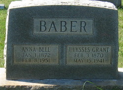 Anna Bell <I>Baber</I> Baber 