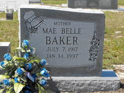 Mae Belle <I>Carter</I> Baker 