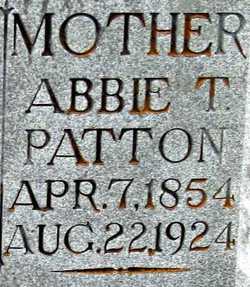 Abbie T <I>Smith</I> Patton 
