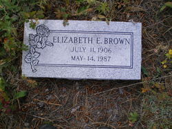 Elizabeth E Brown 