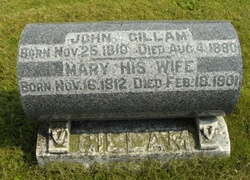 Mary <I>Vredenburgh</I> Gillam 