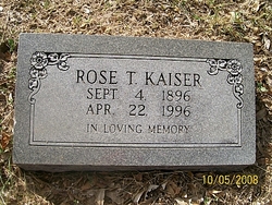 Rose T <I>Schindler</I> Kaiser 