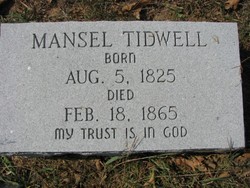 Mansel Edmund Tidwell 