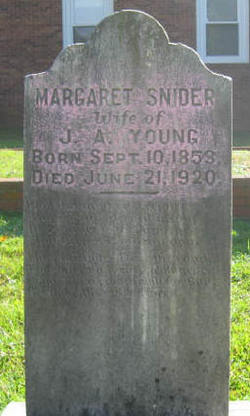 Margaret Ann <I>Snider</I> Young 