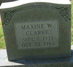 Gladys Maxine <I>Ward</I> Clarke 