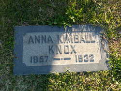 Anna Spaulding <I>Kimball</I> Knox 