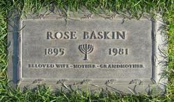 Rose <I>Frank</I> Baskin 