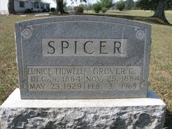 Eunice <I>Tidwell</I> Spicer 