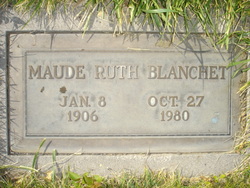 Maude Ruth Blanchet 