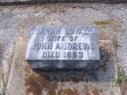 Sarah <I>Loyall</I> Andrews 