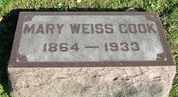 Mary <I>Weiss</I> Cook 