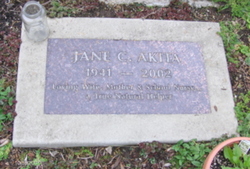 Jane C. <I>Kitamoto</I> Akita 
