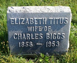 Elizabeth <I>Titus</I> Biggs 