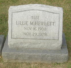 Lillie Mae <I>Charles</I> Hewlett 