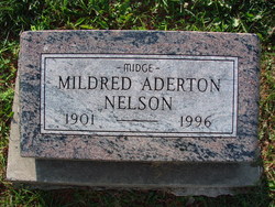 Mildred Midge <I>Aderton</I> Nelson 