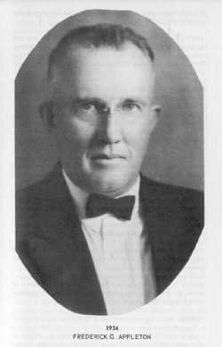 Dr Frederick Otto Appleton 