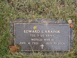 Edward L Krainik 