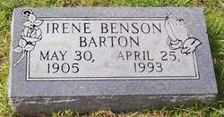 Irene <I>Benson</I> Barton 