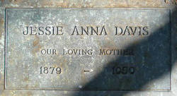 Jessie Anna <I>Weaver</I> Davis 