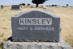 Mary D. “Mollie” <I>McPherson</I> Kinsley 